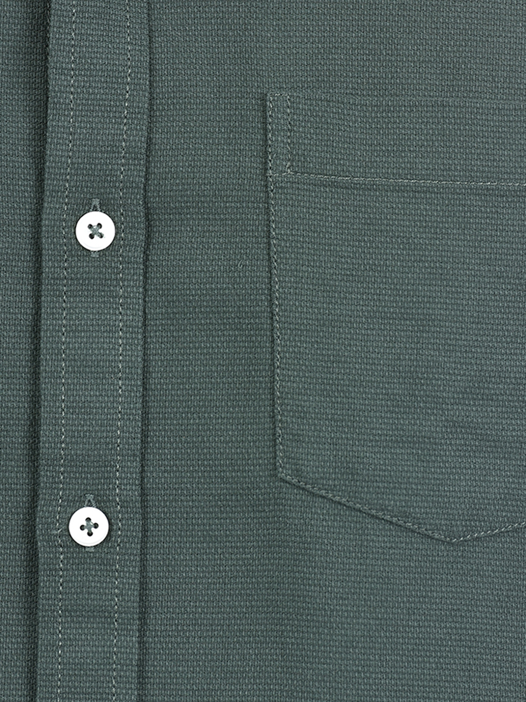 Numero Uno Men Solid Green Slim Fit Shirt